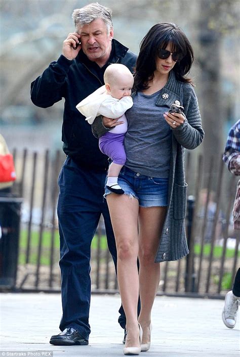 Hilaria Baldwin Flashes Her Enviably Toned Pins As She Dotes On