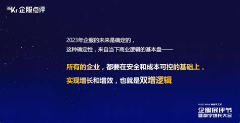 36氪副总裁王坤： 2023年企服行业的挑战与解法 36氪