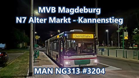 Mvb Magdeburg Linie N Man Ng Youtube