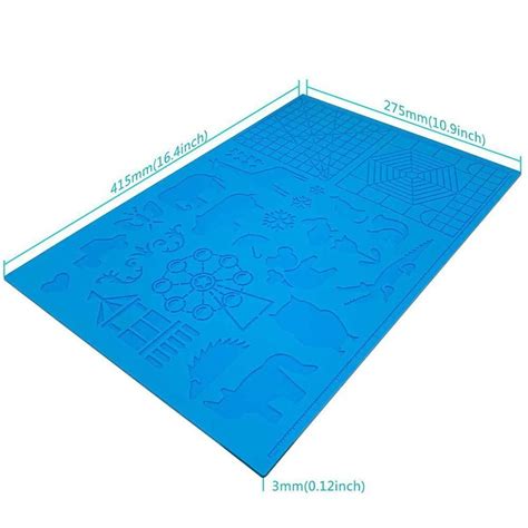 Heat Resistant 3d Pen Mat Flexible 3d Pen Stencils Template Drawing Tools Ebay