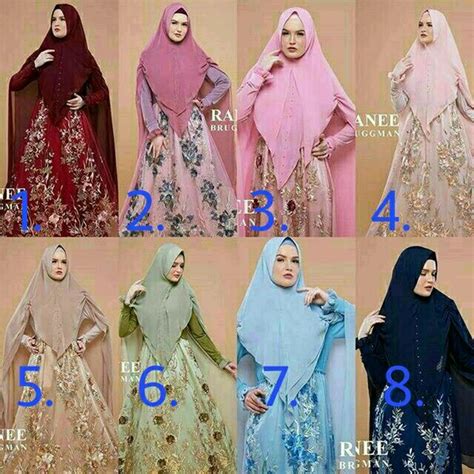 Jual GAMIS SYARI BROKAT SWAROVSKY SORAYA BY RANEE MAXI DRESS PESTA