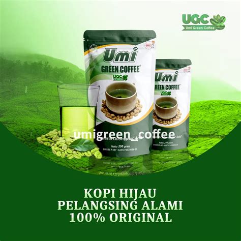 Jual Umi Green Coffee Kopi Herbal Pelangsing Tubuh 4 Bungkus