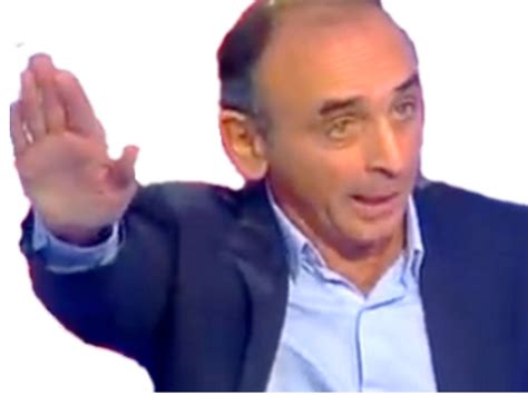 Sticker De Issoupe Sur Zemmour Risitas Salut Main