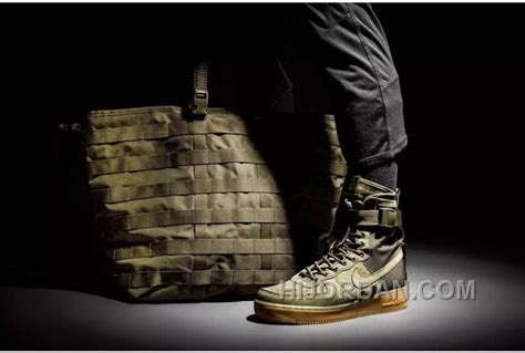 Nike Special Forces Air Force 1 Boots Faded Olive Faded 859202 339