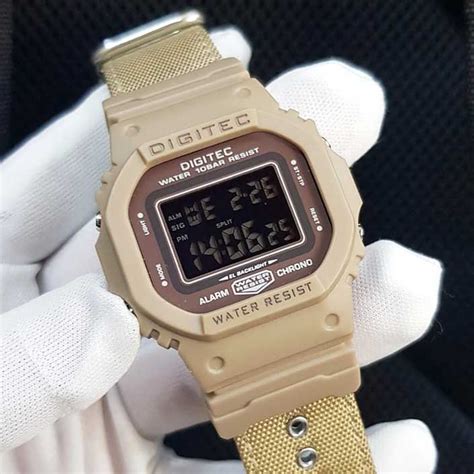 Digitec Dual Time DG 3092T Motif Bunga Jamtangandigitec