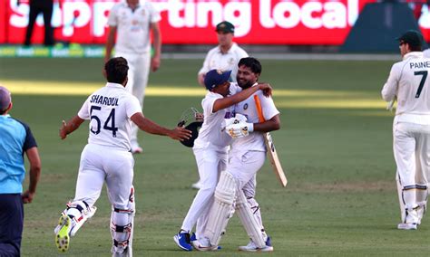 Record Breaking India Clinch Australia Test Series In Gabba Thriller