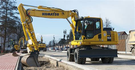 Komatsu Wheeled Excavator Pw160 8