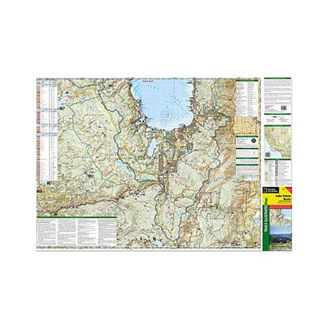 National Geographic Lake Tahoe Basin Trail Map California Sportsmans Warehouse