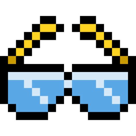 Sunglasses Pixel Linear Color Icon