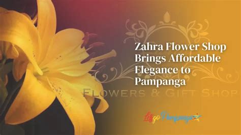 Zahra Flower Shop: Elegant Floral Arrangements in Pampanga