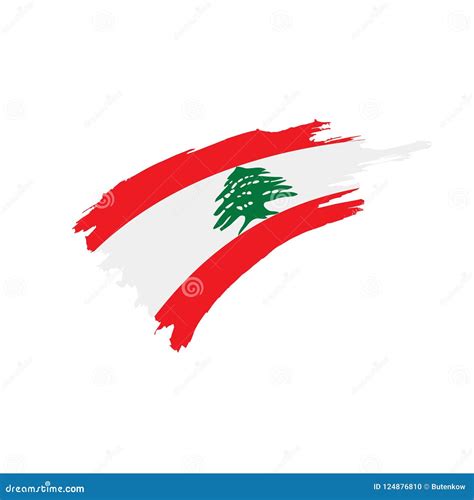 Drapeau Libanais Illustration Illustration Stock Illustration Du