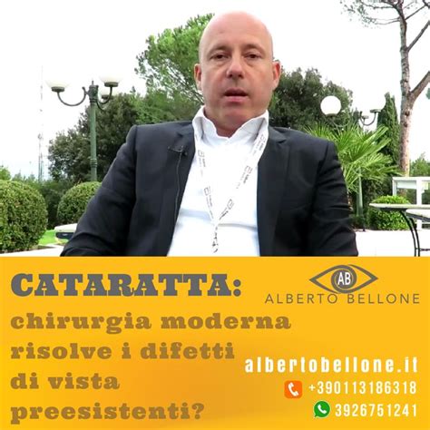 Cataratta Chirurgia Moderna Risolve I Difetti Di Vista Preesistenti