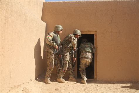 Strength Of Spirit 4th Afghan Border Policemen Lead Their Men No