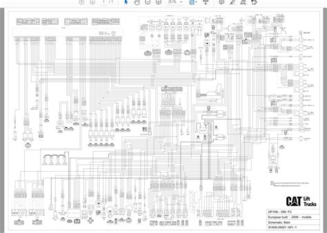 CAT Forklift Electrical Schematic Diagram