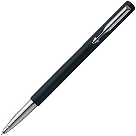 Parker Vector Standard Ct Roller Ball Black Pen Chrome Trim