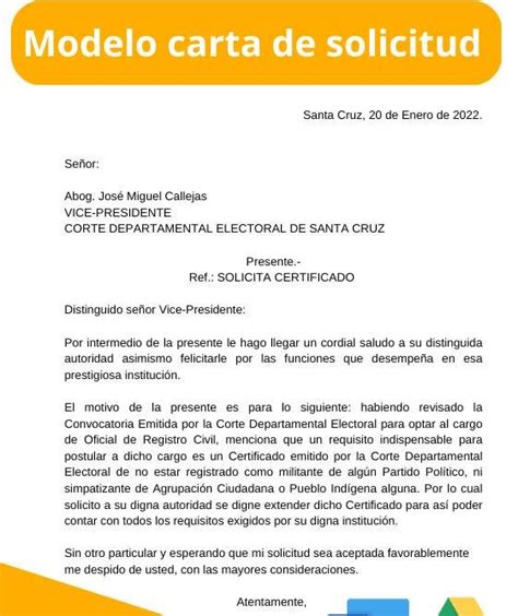 Ejemplo De Carta Para Solicitar Algo Image To U