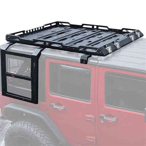 Portapacchi Con Scalette Per Jeep Wrangler JL 4 Porte