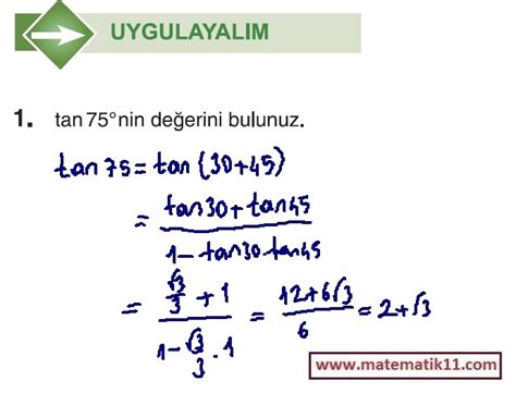 11 SINIF İLERİ MATEMATİK KİTABI CEVAPLARI İPEKYOLU YAY SAYFA 208 soru 1