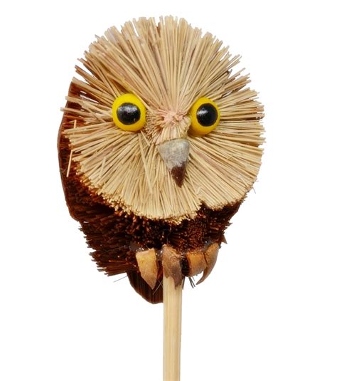 Brushart Bristle Brush Owl On A Stick