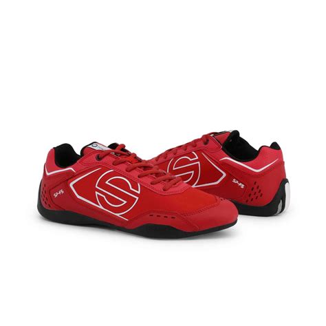 Sparco Sp F5 Red Shoes Sneakers In Leather Sparco Fashion Aunz