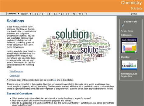 Ga Virtual Learning: Chemistry: Solutions Unit Plan for 9th - 10th ... 