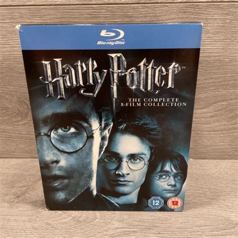 HARRY POTTER BLU Ray Set Complete Collection 8 Film Movie Boxset 11