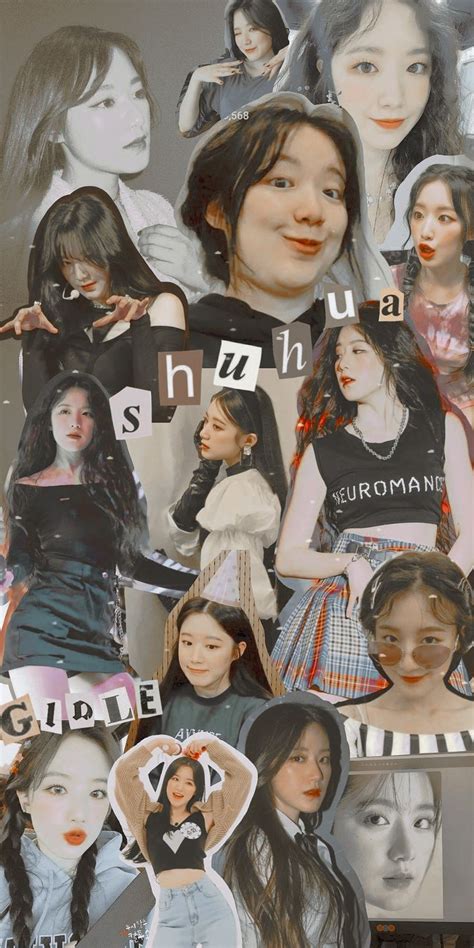 Shuhua Collage Aesthetic Wallpapers Gidle Idle Shuhua Wallpaper