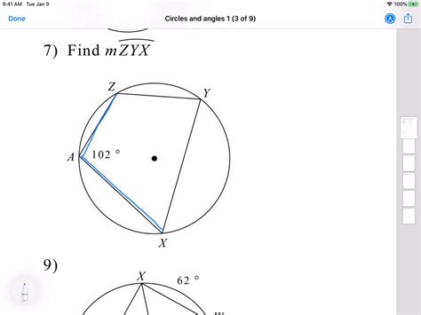 Inscribed Angle Examples