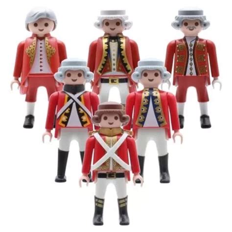 Playmobil Garde Red Rock Anglais Vs Fran Ais Royale Marine Soldat Eur