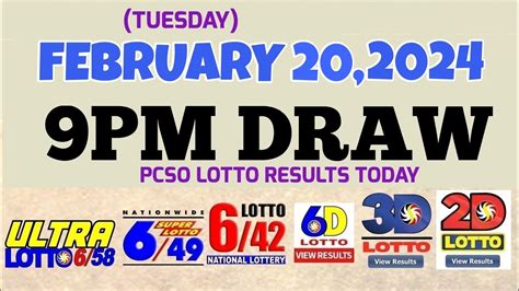 Lotto Result Today Pm Draw February D