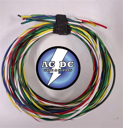 Lot C Awg Gxl High Temp Automotive Power Wire Striped Colors