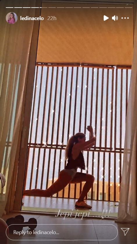 Ledina Çelo nuk ndal pozat seksi me bikini këngëtarja zbulon sekretin e formave trupore