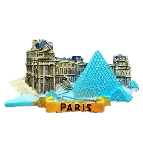 Louvre Museum France Fridge Magnet Travel Souvenir Gift Etsy