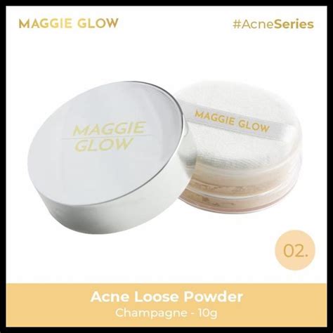 Jual Maggie Glow Acne Loose Powder Bedak Bedak Tabur Reveline Shopee