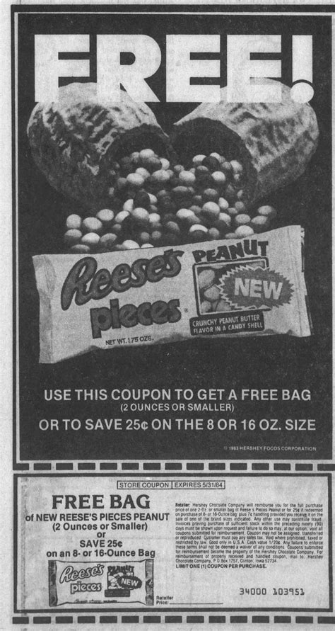 The Secret History Of Reeses Pieces With Peanuts