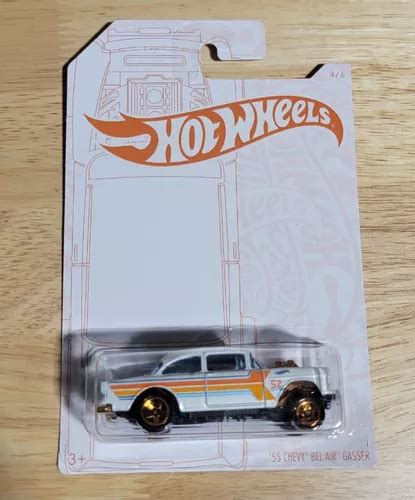 Hot Wheels 55 Chevy Bel Air Gasser Pearl And Chrome 46 Mercadolibre