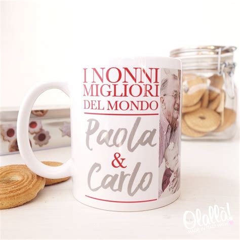 Tazza Personalizzata Con Nomi Foto E Dedica Idea Regalo Per I Nonni