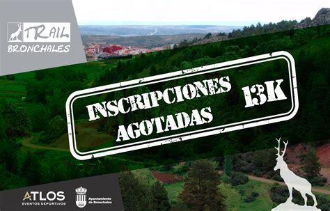 INSCRIPCIONES AGOTADAS 13K TRAIL BRONCHALES