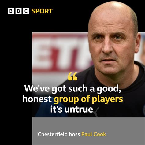 Football Heaven On Twitter LISTEN Chesterfield Manager Paul Cook