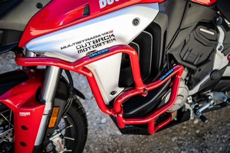 Ducati Multistrada V Upper Crash Bars Outback Motortek United Kingdom