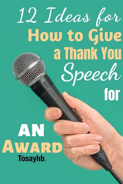 Thank You Speech For Receiving An Award Sample Coverletterpedia