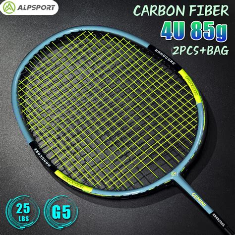 Alp Szz U Pcs Batch Badminton Racket G Ultra Light T Carbon