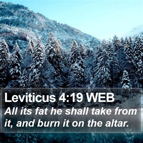 Leviticus 4 19 WEB Scriptures Images