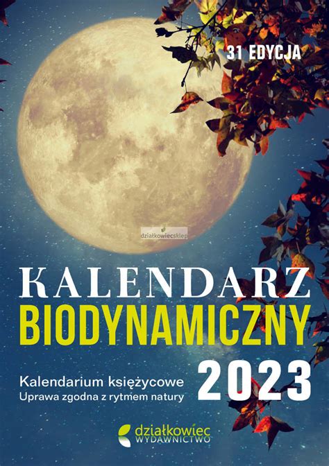 Kalendarz Biodynamiczny R Kalendarium E Book Poradniki E Book