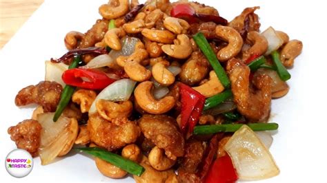 ไก่ผัดเม็ดมะม่วง สูตรอร่อย ผัดแห้งๆ สอนทำอาหารไทย Stir Fried Chicken With Cashew Nuts