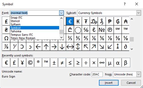 How to insert Greek symbols very quickly