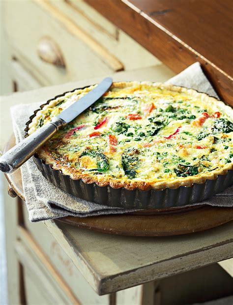 Recette tarte aux légumes de printemps Marie Claire