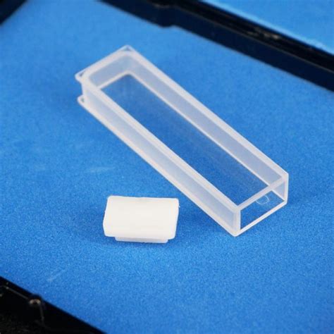 Mm Path Length Jgs Quartz Cuvette Cell With Ptfe Lid For Uv