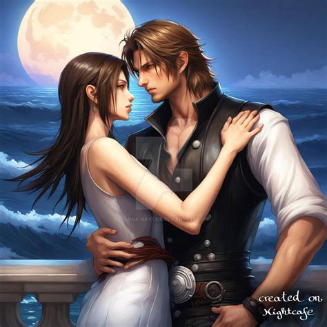 Final Fantasy Viii Squall Rinoa Sweet Moment By Luna Mayfair On