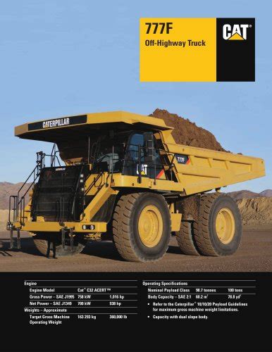 All Caterpillar Equipment catalogs and technical brochures